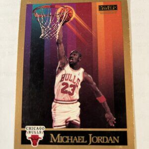 Michael Jordan Basketball #23 Chicago Bulls Vintage Card on Front-Back MJ Golf